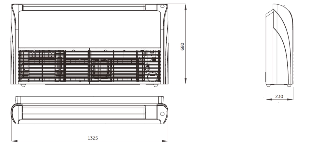 MyCond Convertible bendrieji matmenys - 2