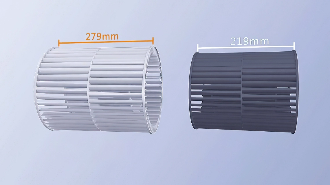 MyCond High ESP ortakis, padidintas ventiliatoriaus ratas 279 mm