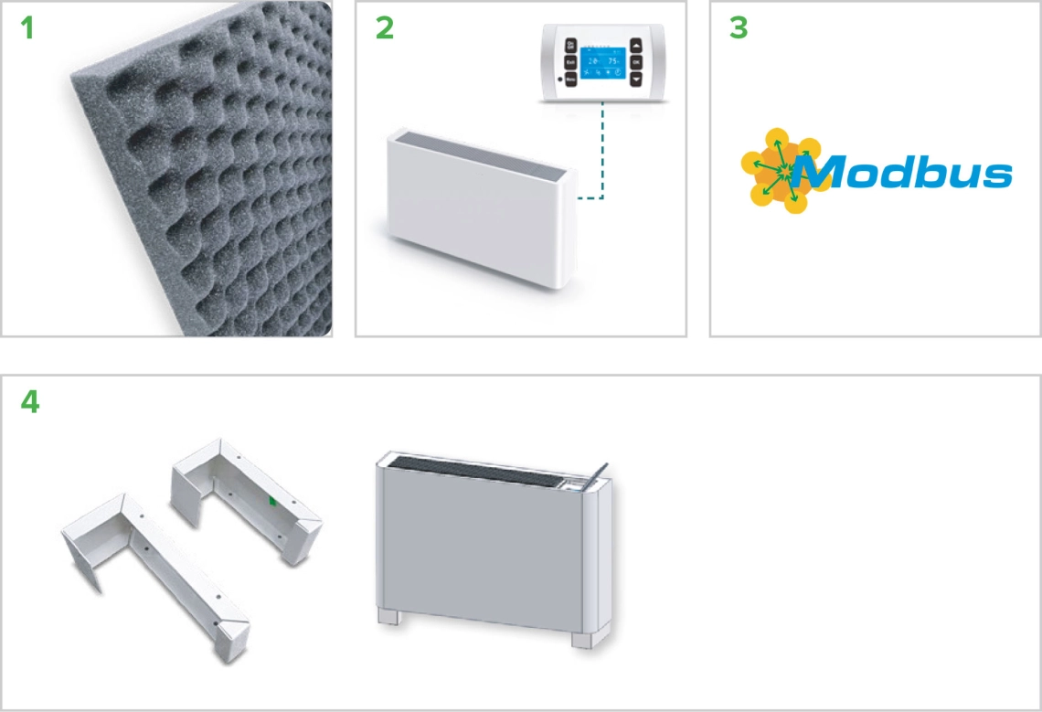 MyCond MDDS/MDCS filtras, nuotolinis valdymas, Modbus, montavimas