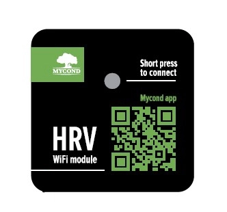 MyCond MVS***-DW HRV modulis, skirtas programai valdyti per WiFi