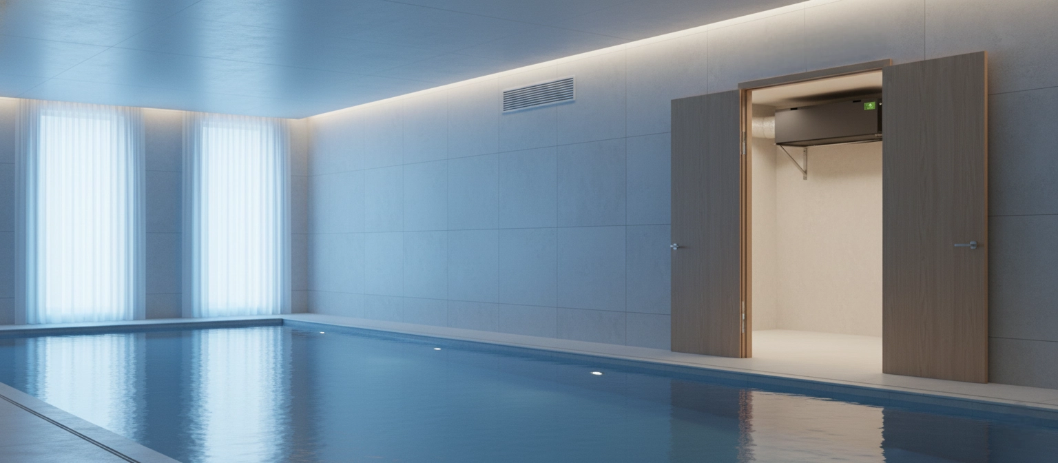 Kanalinis sausintuvas baseinams švari ir sausa aplinka Mycond MSHAC