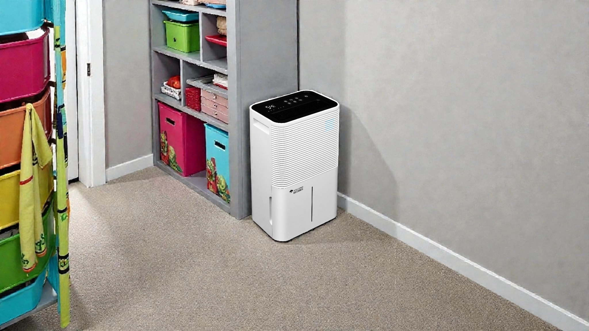 Oro sausintuvas su HEPA ir anglies filtru drėgmės kontrolė Mycond Roomer Hepa 25