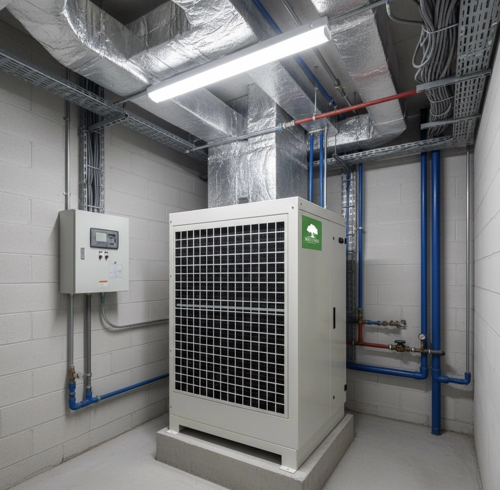 Oro sausintuvas su &scaron;ildymo pasirinkimu kombinuotas režimas Mycond MID MSP