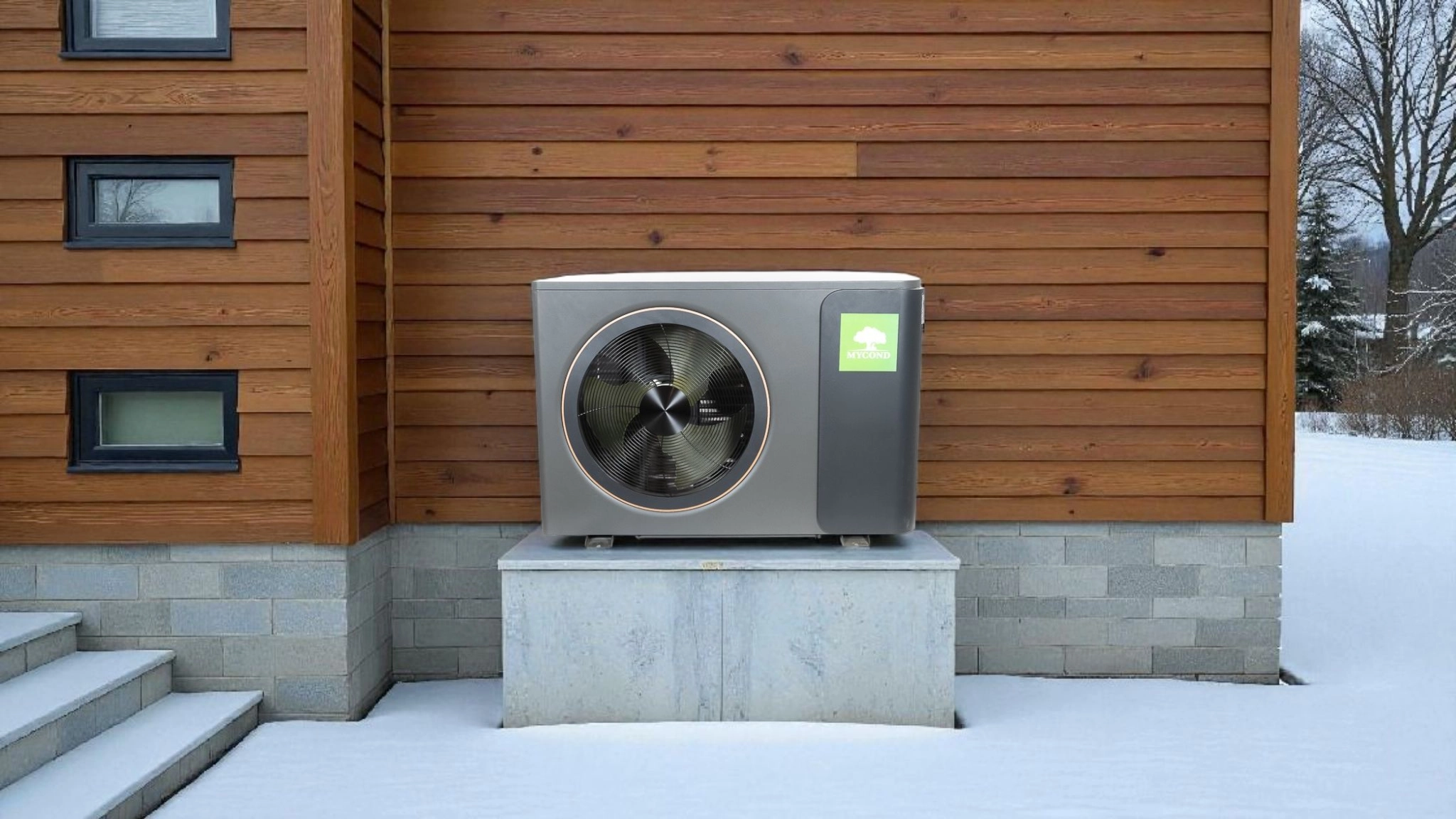 Šilumos siurblys vėsinimui vasarą ir šildymui žiemą Mycond MBasic