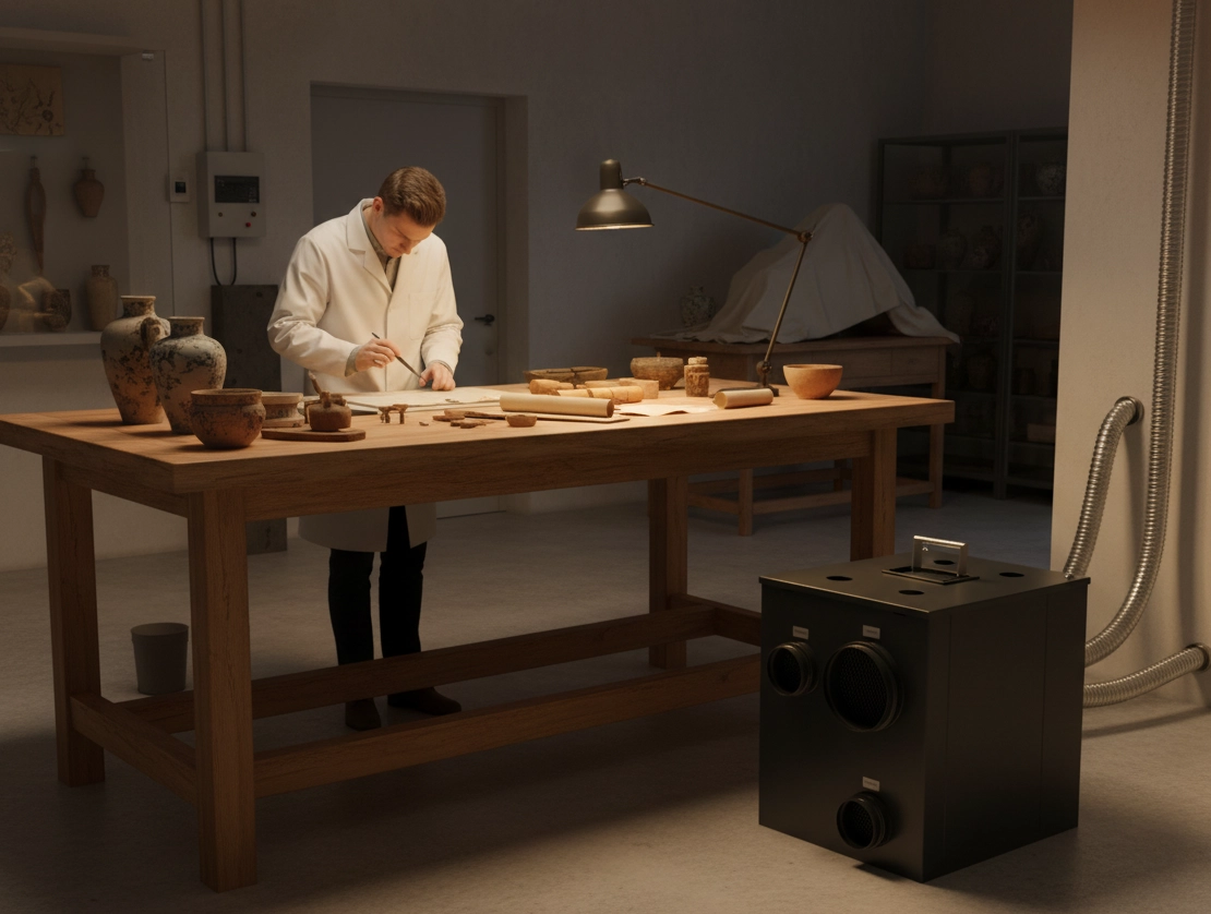 Drėgmės kontrolės sistemos muziejams ir archyvams: projektinis požiūris