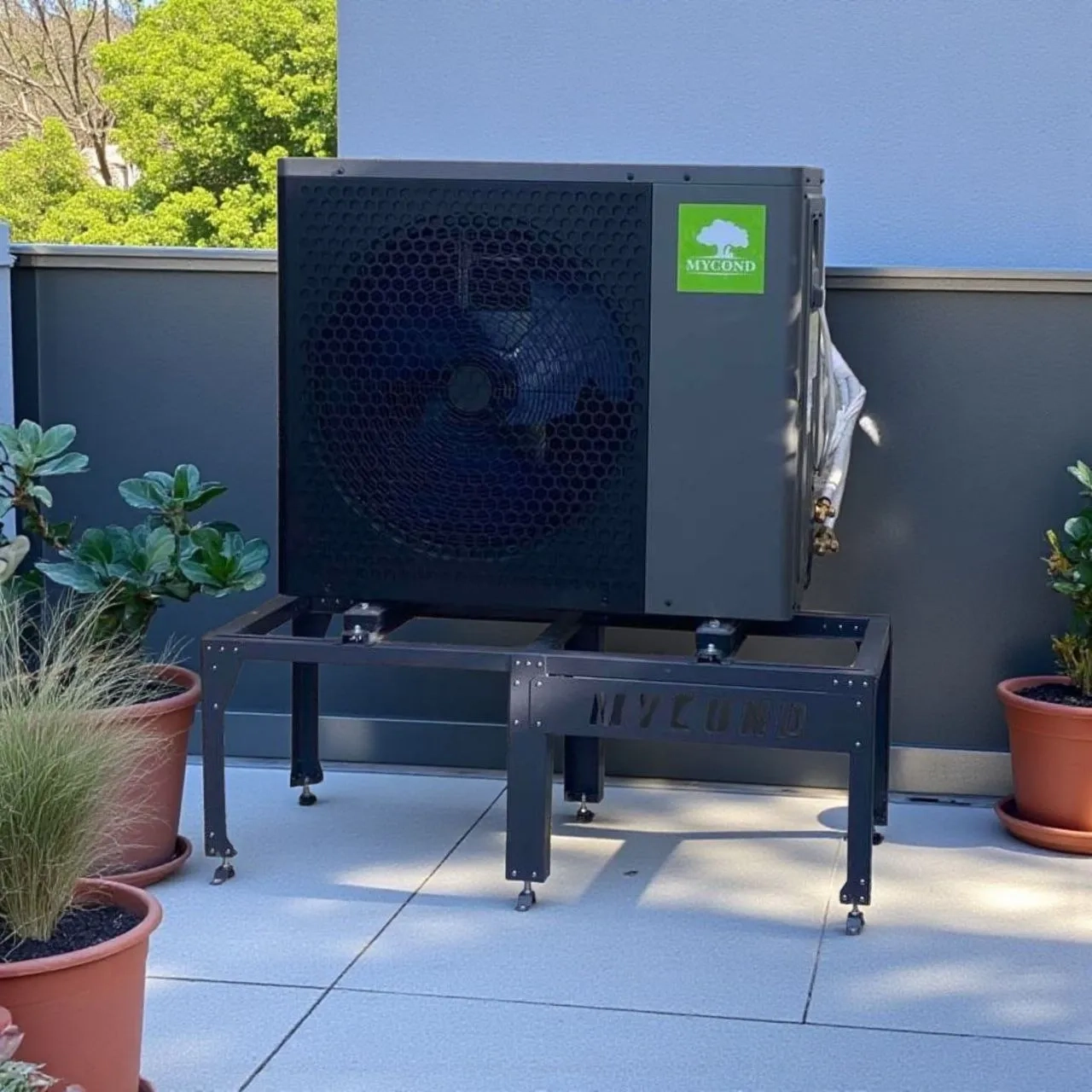 Šeimos namas su „Mycond Split“ šilumos siurbliais „BeeHeat“ serija