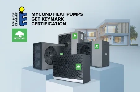 "Mycond" šilumos siurbliai sertifikuoti "Keymark"!