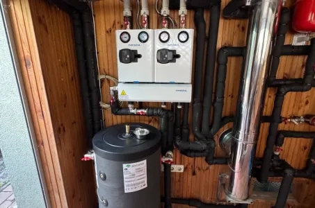 Šeimyninis namas su „Mycond Split“ šilumos siurbliais „BeeSmart“ serija