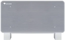 Dizainerių grindų ventiliatorinių šilumokaičių įrenginiai "Silver Glass" serija